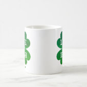 Irish Vierblättriges Kleeblatt Kaffeetasse (Mittel)