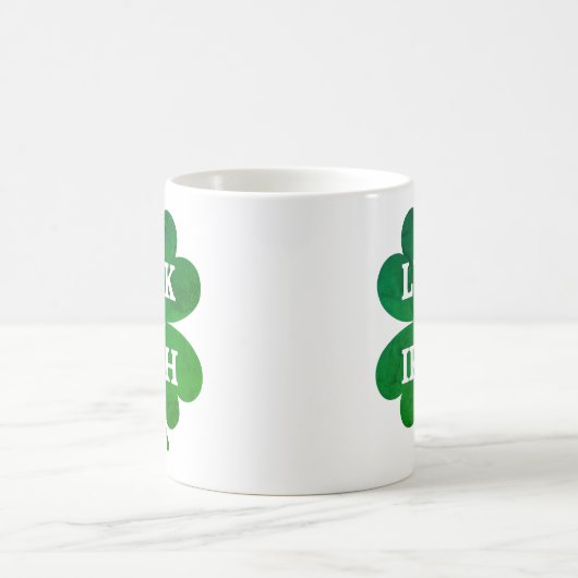 Irish Vierblättriges Kleeblatt Kaffeetasse (Mittel)