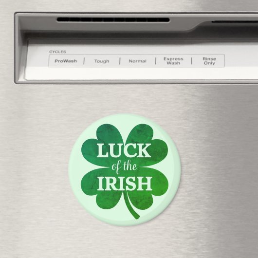 Irish Vierblättriges Kleeblatt Magnet (In Situ (Geschirrspüler))