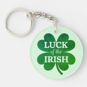 Irish Vierblättriges Kleeblatt Schlüsselanhänger