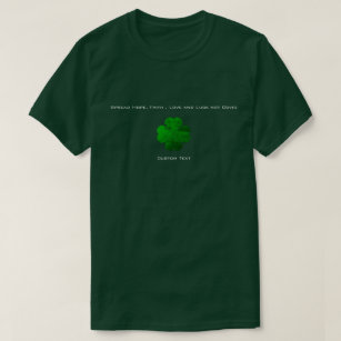Irish Vierblättriges Kleeblatt St Patrick's Day T  T-Shirt