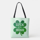 Irish Vierblättriges Kleeblatt Tasche (Rückseite)
