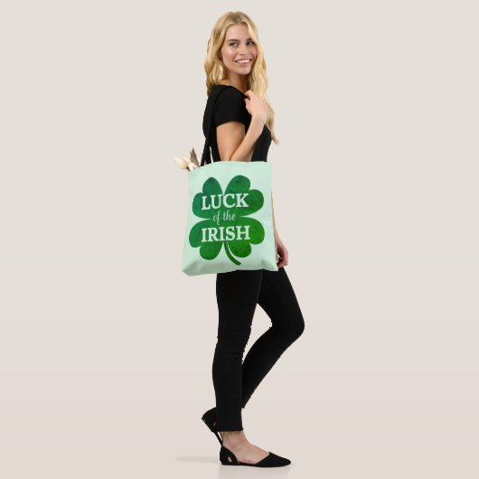 Irish Vierblättriges Kleeblatt Tasche (Am Model)