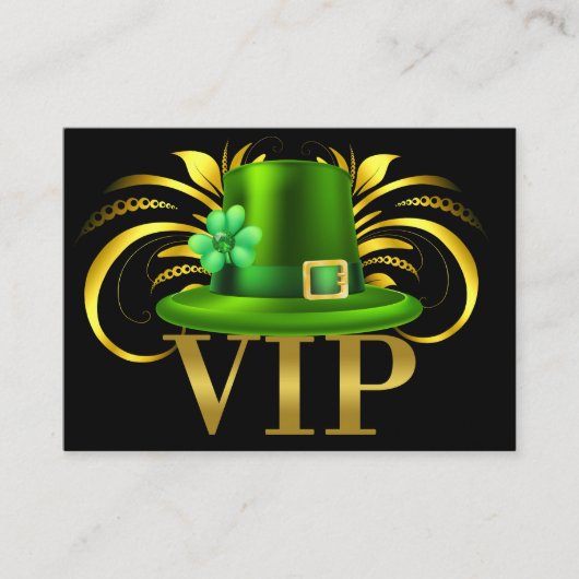 Irish VIP Business Card/Pass/Einladung Visitenkarte (Vorderseite)