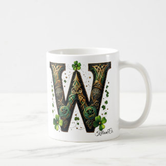 Irish W Monogram Coffee Mug Kaffeetasse