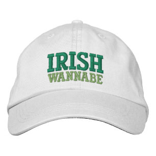 IRISH WANNABE EMBROIDERED BASEBALL CAP BESTICKTE BASEBALLKAPPE