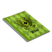 Irish Wappen St. Patricks Day Notebook Notizblock (Rechte Seite)