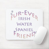 Irish Water Spanel Furever Mousepad (Mit Mouse)