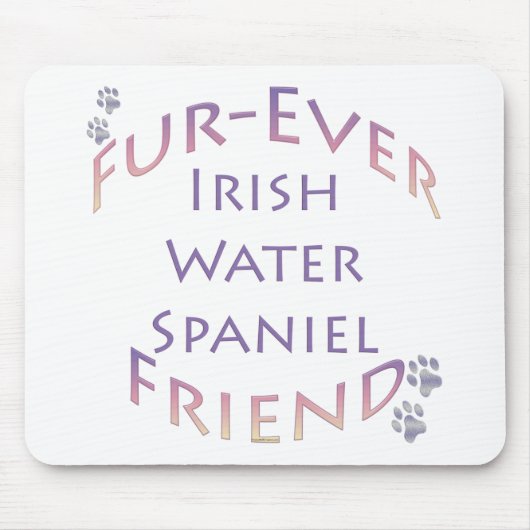 Irish Water Spanel Furever Mousepad (Vorne)