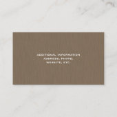 Irish Water Spanel Hunde Rasse Silhouette Visitenkarte (Rückseite)