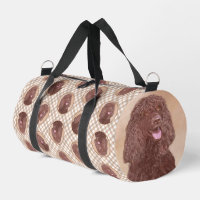 Irish Water Spanel IWS Malerei Original Hunde Kuns