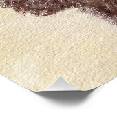 Irish Water Spanel Painting - Original Dog Art Poster (Ecke)