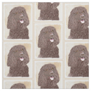 Irish Water Spanel Painting - Original Dog Art Stoff