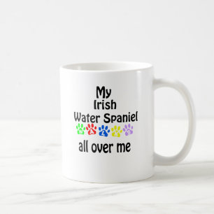 Irish Water Spanel Walks Design Kaffeetasse