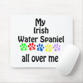 Irish Water Spanel Walks Design Mousepad (Mit Mouse)