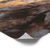 Irish Water Spaniel Dog Art Print Poster (Ecke)