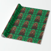 Irish Water Spaniel Geschenkpapier (Ungerollt)