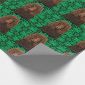 Irish Water Spaniel Geschenkpapier (Ecke)