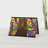 Irish Water Spaniel Karte (Vorderseite)