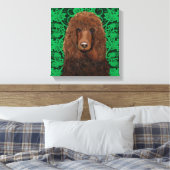 Irish Water Spaniel Leinwanddruck (Insitu (Schlafzimmer))
