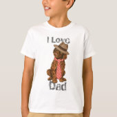 Irish Water Spaniel Vater T-Shirt (Vorderseite)