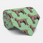 Irish Water Spanier Necktie Krawatte (Gerollt)