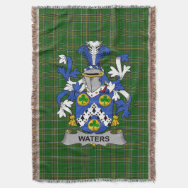 Irish Watts Coat of Arms Familienwappen Irland Decke