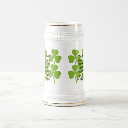 Irish Wedding Blessing Bierglas (Mittel)