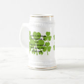 Irish Wedding Blessing - Bierglas (Vorderseite Links)