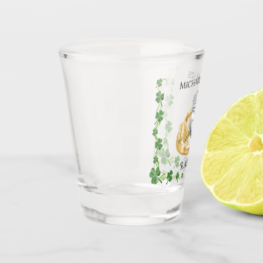 Irish Wedding Claddagh Ring Schnapsglas (Links)