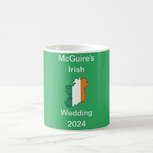 Irish Wedding Coffee Tasse Geschenk (Mittel)