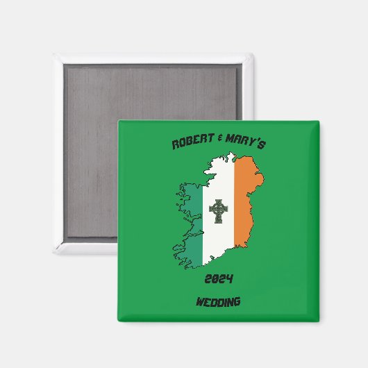 Irish Wedding Gift Magnet (Vorderseite/Rückseite)