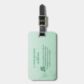 Irish Wedding Glückwunsch Segen Gepäckanhänger (Vorderseite vertikal)