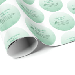 Irish Wedding Glückwunsch Segen Geschenkpapier