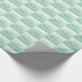 Irish Wedding Glückwunsch Segen Geschenkpapier (Ecke)