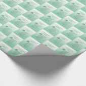 Irish Wedding Glückwunsch Segen Geschenkpapier (Ecke)