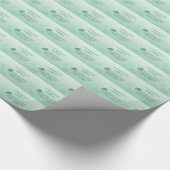 Irish Wedding Glückwunsch Segen Geschenkpapier (Ecke)