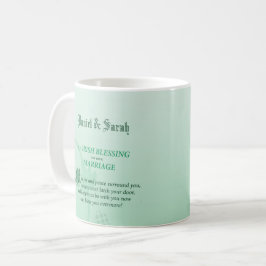 Irish Wedding Glückwunsch Segen Kaffeetasse