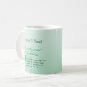 Irish Wedding Glückwunsch Segen Kaffeetasse