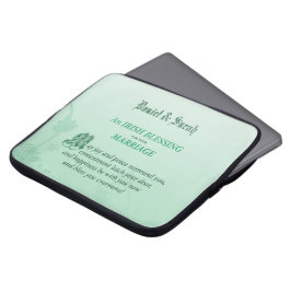 Irish Wedding Glückwunsch Segen Laptopschutzhülle