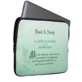 Irish Wedding Glückwunsch Segen Laptopschutzhülle (Vorne Rechts)