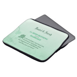 Irish Wedding Glückwunsch Segen Laptopschutzhülle