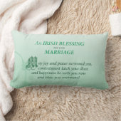 Irish Wedding Glückwunsch Segen Lendenkissen (Decke)