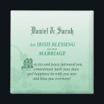 Irish Wedding Glückwunsch Segen Magnet<br><div class="desc">Das ist ein schönes irisches Segen-Set auf grünem Hintergrund. Gutes Geschenk,  Andenken,  Geschenke und Party für Polterabende,  Hochzeiten und Jubiläen. Ideal für das irische Paar - oder für Sie als irische Person.</div>