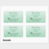 Irish Wedding Glückwunsch Segen Rechteckiger Aufkleber (Blatt)