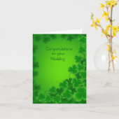 Irish Wedding Glückwunschkarte Karte (Gelbe Blume)