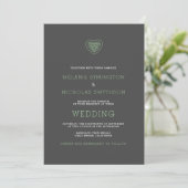 Irish Wedding Invite, 3981 Einladung (Stehend Vorderseite)