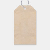 Irish Wedding Kleeblatt Heart Geschenkanhänger (Rückseite)