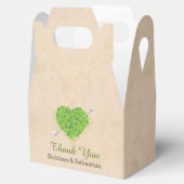 Irish Wedding Kleeblatt Heart Geschenkschachtel (Geöffnet)