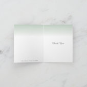 Irish Wedding Theme Cliffs of Moher Danke (Innenseite)